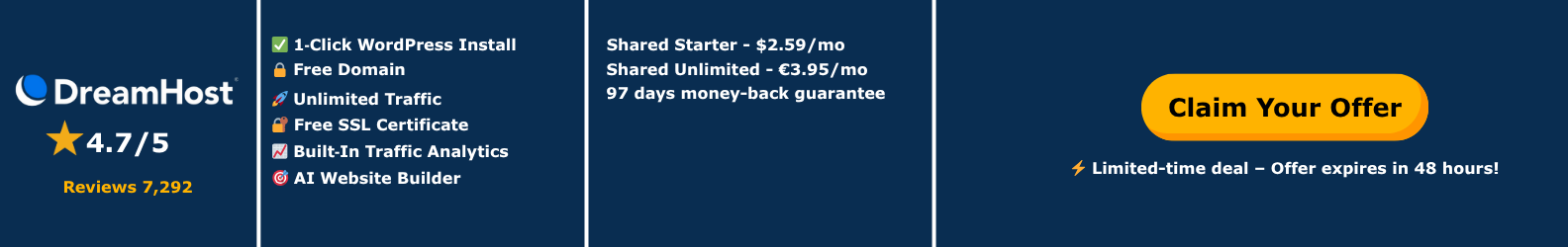 Dreamhost Web Hosting Review